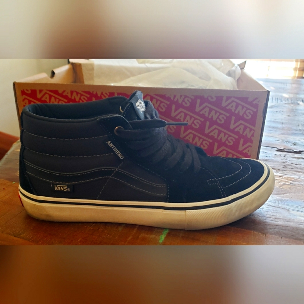 Vans x Anti-hero Sk8 Mid Pro Shoes Men's Size 10